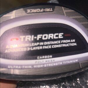 Callaway Tri-Force Golf Club Head only - Black and Silver